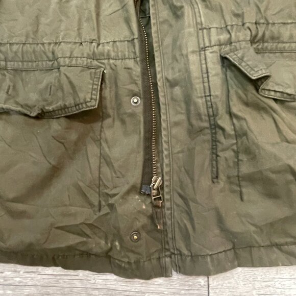 Gap M-65 Men's Size XXL Green Army Military Utility Cargo Field Coat - Picture 2 of 9